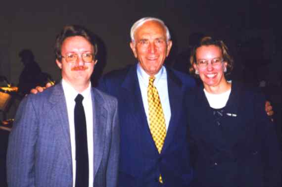 Harvey and Amy with Senator Frank Lautenberg - Fall 1998
