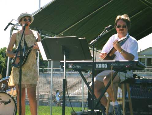 Harvey and Amy at Relay for Life - June 2000